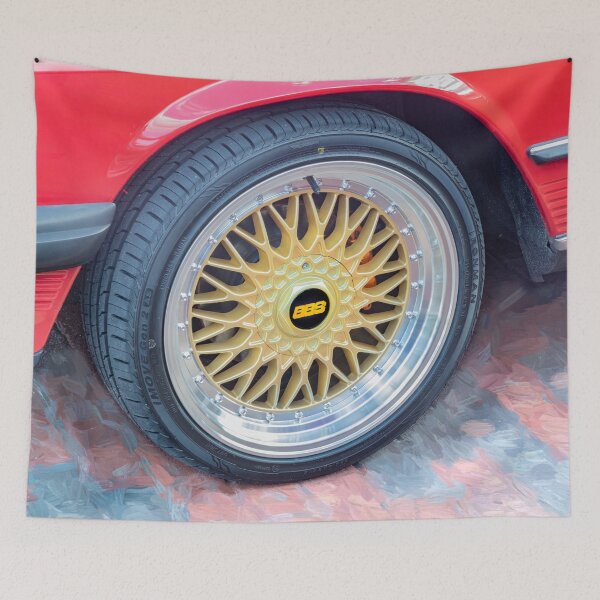 Item preview, 1987 Mercedes 560 SL Signal Red Roadster  designed and sold by RichFrancoCars.