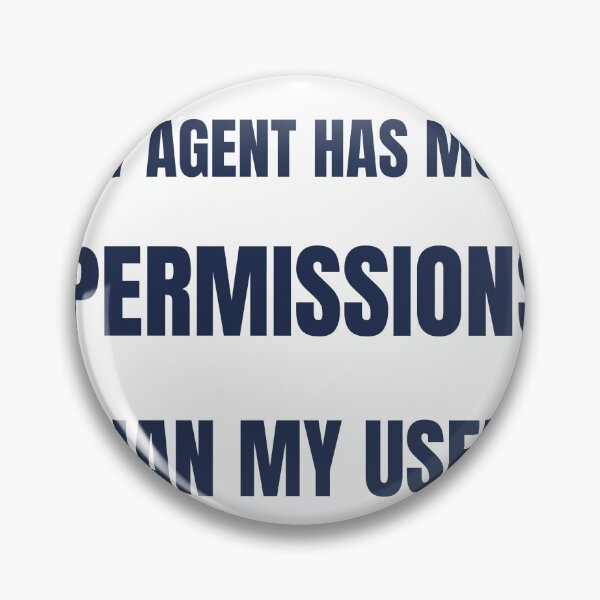 Item preview, My Agent Has More Permissions Funny Dev T-Shirt designed and sold by BerkleyCo.