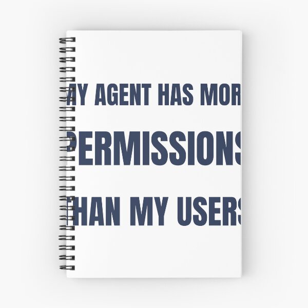 Item preview, My Agent Has More Permissions Funny Dev T-Shirt designed and sold by BerkleyCo.
