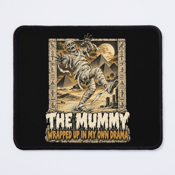 Item preview, Mummy Wrapped Up In Drama designed and sold by CerealBoxInk.