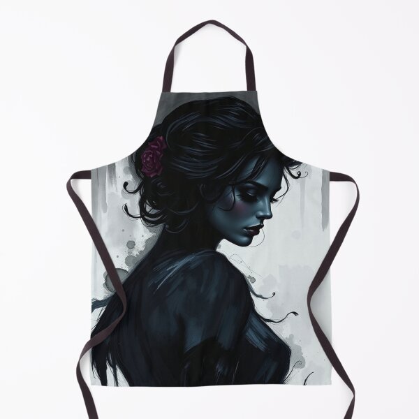Item preview, Melancholy Gothic Rose Profile - Dark Fine Art Portrait designed and sold by ERODED SELF.