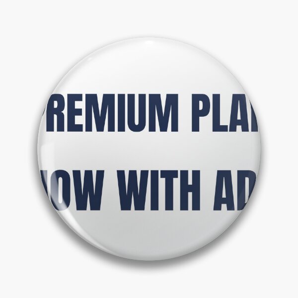 Item preview, Premium Plan Now With Ads Funny AI T-Shirt designed and sold by BerkleyCo.