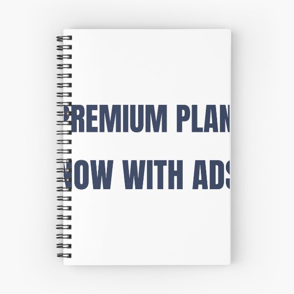 Item preview, Premium Plan Now With Ads Funny AI T-Shirt designed and sold by BerkleyCo.