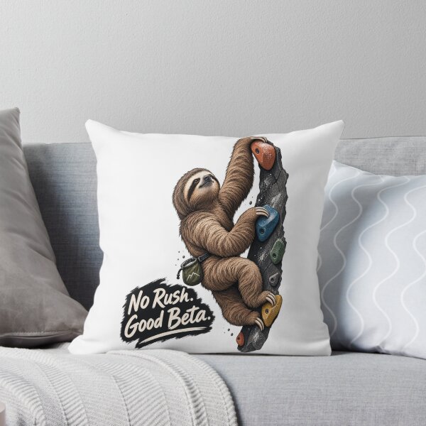 Item preview, Sloth Bouldering – No Rush. Good Beta. | Funny Climbing Shirt for Boulderers designed and sold by Animal Puns.