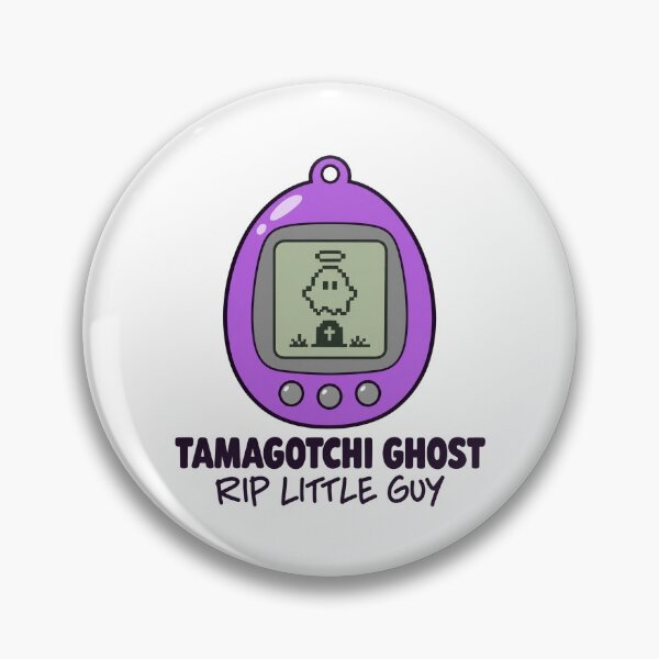 Item preview, Tamagotchi Ghost Rip Little Guy Funny 90s Tee designed and sold by CerealBoxInk.