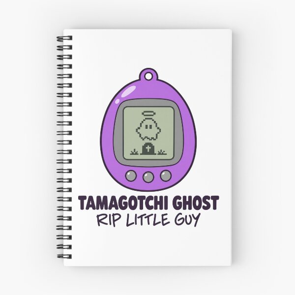 Item preview, Tamagotchi Ghost Rip Little Guy Funny 90s Tee designed and sold by CerealBoxInk.