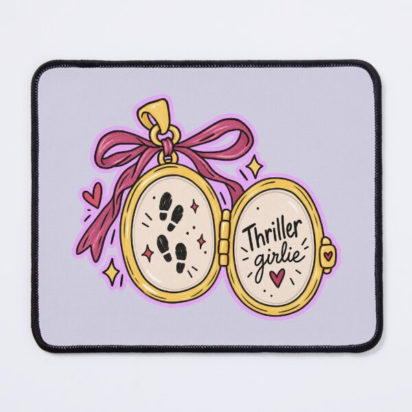 Item preview, Thriller Girlie – Cute Mystery Thriller Book Lover Locket designed and sold by SnugbugStudios.