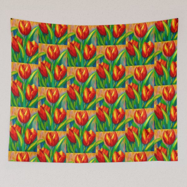 Item preview, abstract tulips designed and sold by ecce-art.