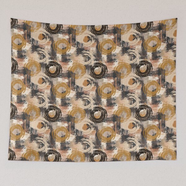 Item preview, Abstract Boho Earth Tone Circles designed and sold by Snifferius.