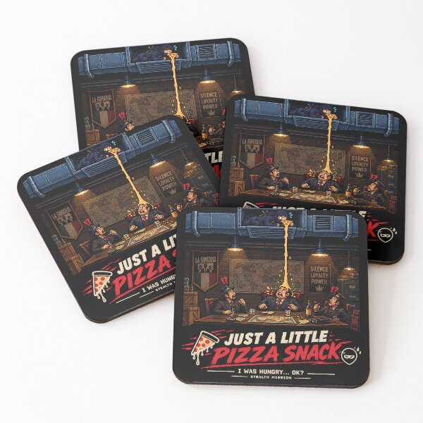 Item preview, Just a Little Pizza Snack Funny Mafia Ninja Stealth Mission designed and sold by kaipapershop.