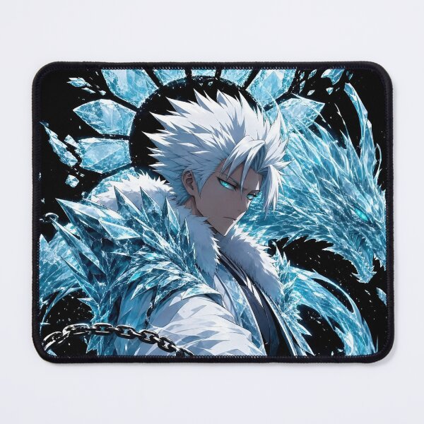 Item preview, Crystal Ice Dragon Warrior – Frozen Frost Fantasy Anime Inspired Art designed and sold by Dyan4.