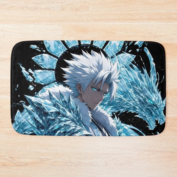 Item preview, Crystal Ice Dragon Warrior – Frozen Frost Fantasy Anime Inspired Art designed and sold by Dyan4.