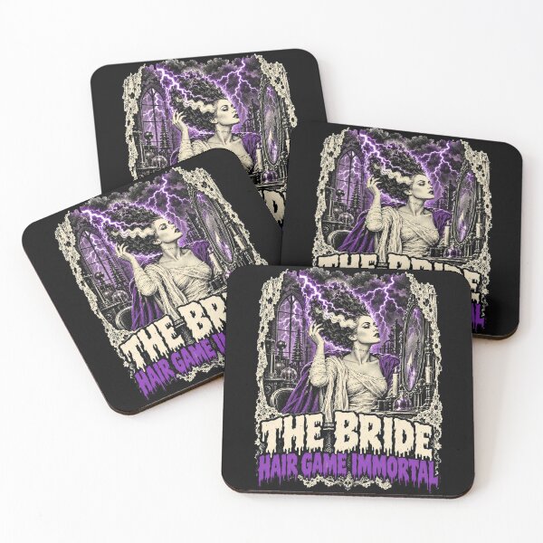 Item preview, The Bride Hair Game Immortal Gothic Horror Tee designed and sold by CerealBoxInk.