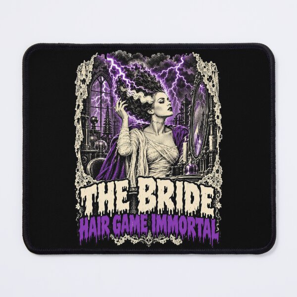 Item preview, The Bride Hair Game Immortal Gothic Horror Tee designed and sold by CerealBoxInk.