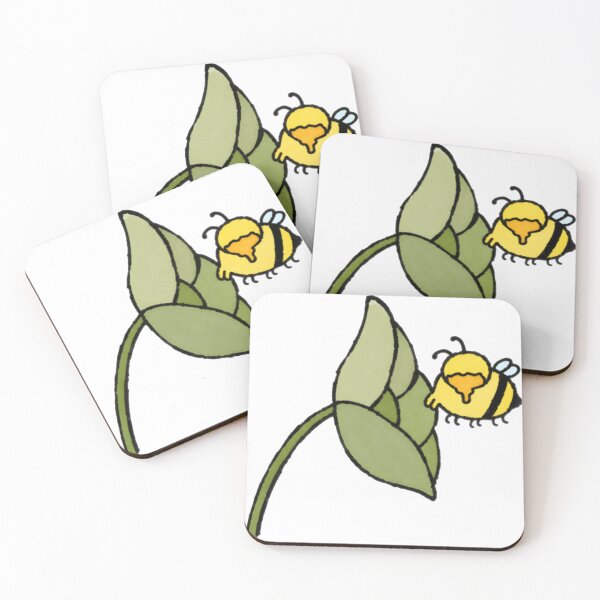 Item preview, Chubby Bumblebee Dripping Honey Flower designed and sold by AnreatLTD.