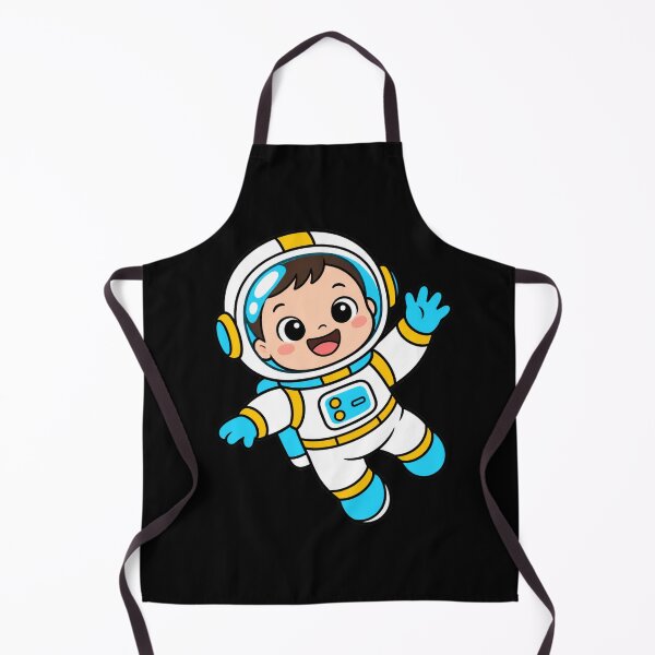 Item preview, Cute Baby Astronaut Waving in Space Kawaii Sticker Design designed and sold by Altospecial.