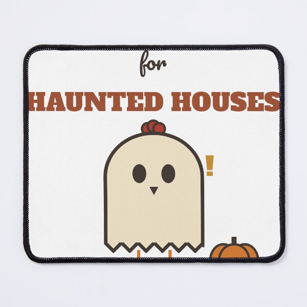 Item preview, Too Chicken for Haunted Houses Funny Halloween Chicken designed and sold by HenAndHeller.