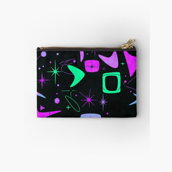 Item preview, Dark Neon Atomic Starburst Pattern - Cyberpunk 1950s Retro Futurism Design designed and sold by PureVintageLove.