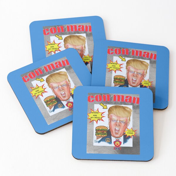 Item preview, CON MAN, WHERE ARE MY FRIES? designed and sold by docksTees.
