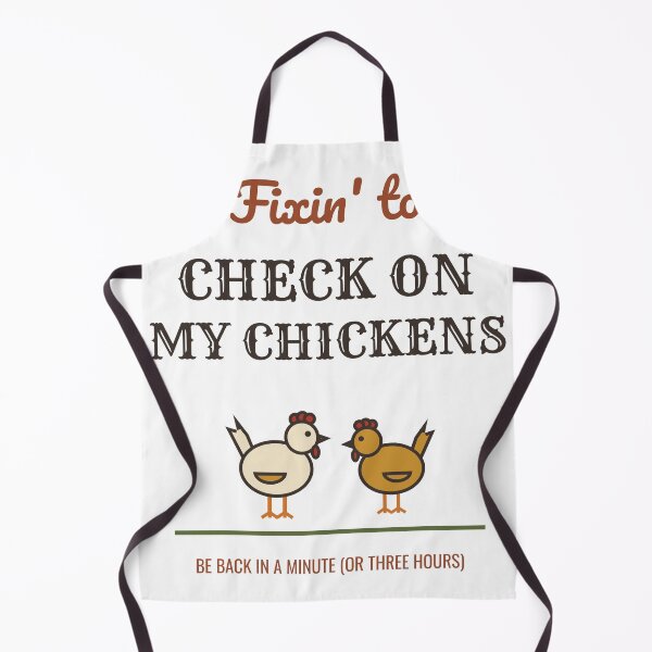 Item preview, Fixin to Check on My Chickens Funny Southern Chicken designed and sold by HenAndHeller.