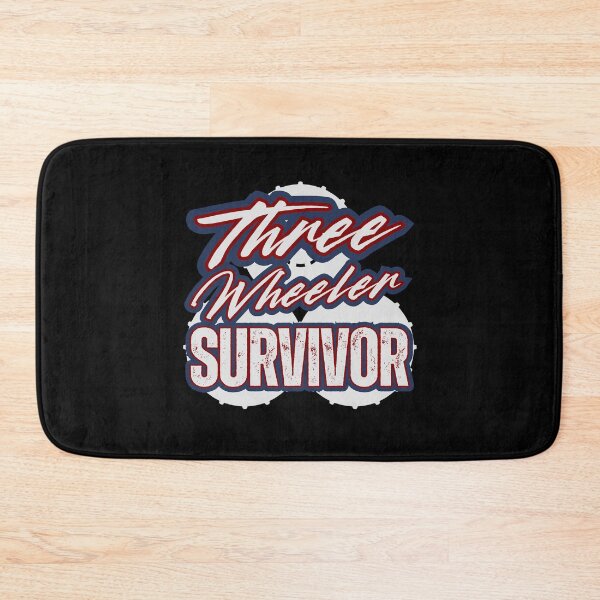Item preview, Three Wheeler Survivor — Distressed Tire Graphic Retro Off‑Road Rider Patriotic Style designed and sold by GFamilyC.
