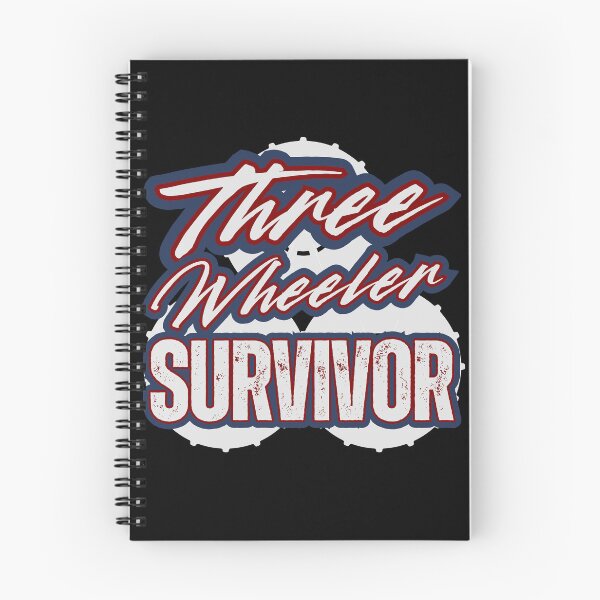 Item preview, Three Wheeler Survivor — Distressed Tire Graphic Retro Off‑Road Rider Patriotic Style designed and sold by GFamilyC.