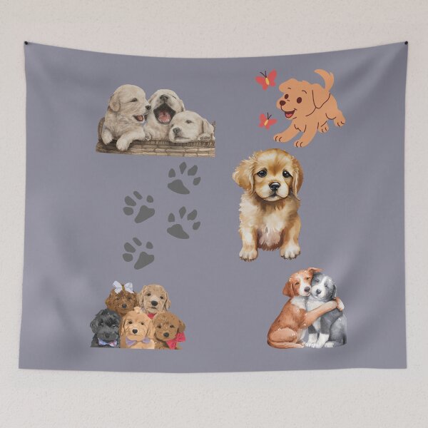 Item preview, Cute Puppies Design designed and sold by whipitupshop77.