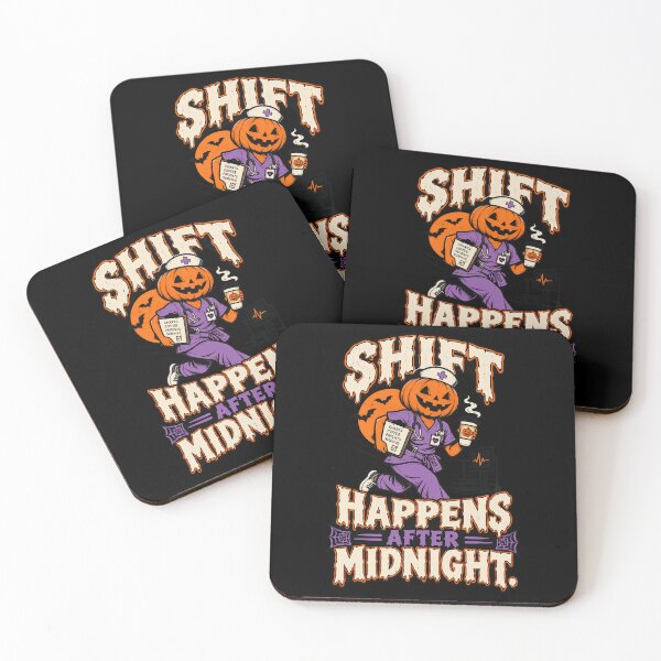Item preview, Night Shift Nurse Pumpkin Spooky Midnight RN designed and sold by markymaarty.