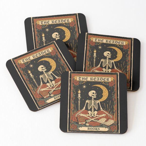 Item preview, The Reader Tarot Card Skeleton Reading Book designed and sold by FernaRoje.