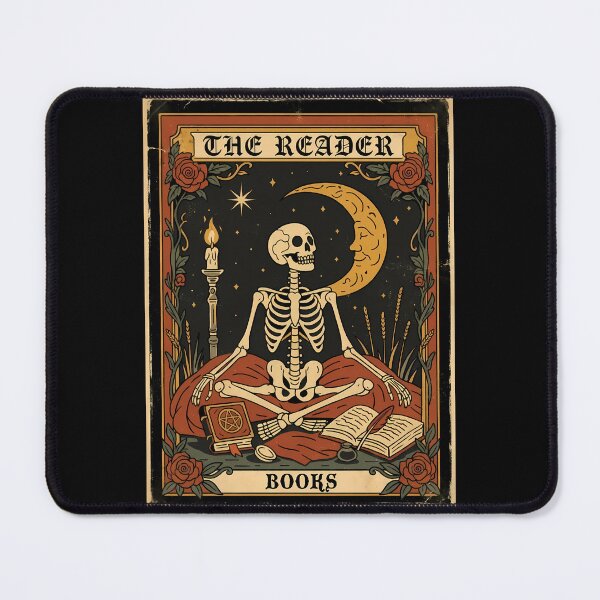 Item preview, The Reader Tarot Card Skeleton Reading Book designed and sold by FernaRoje.