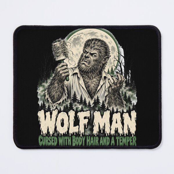 Item preview, Wolf Man: Body Hair And A Temper designed and sold by CerealBoxInk.