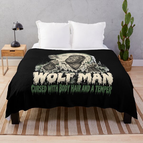 Item preview, Wolf Man: Body Hair And A Temper designed and sold by CerealBoxInk.