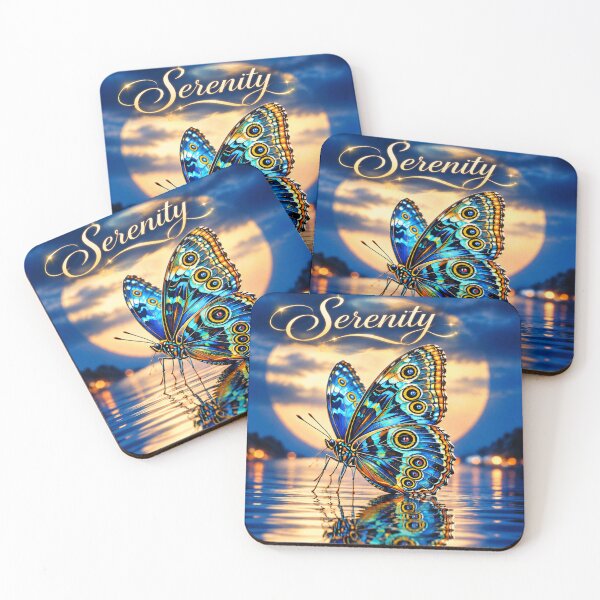 Item preview, Serenity Butterfly at Sunset designed and sold by CyndiEpps.