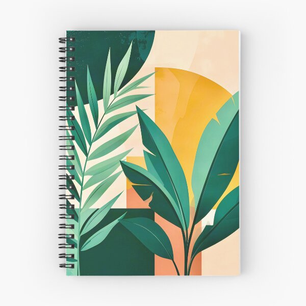 Item preview, Geometric Tropical Leaves designed and sold by Vicky Brago-Mitchell®.