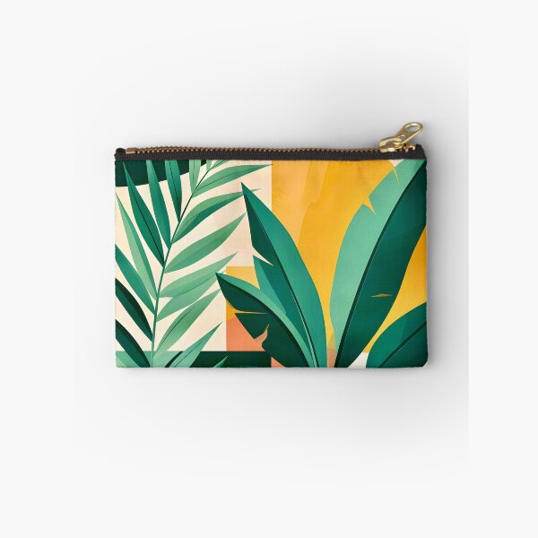 Item preview, Geometric Tropical Leaves designed and sold by Vicky Brago-Mitchell®.