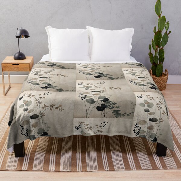 Item preview, Wabi sabi and japandi inspired autumn herbs and leaves designed and sold by filigreedigital.