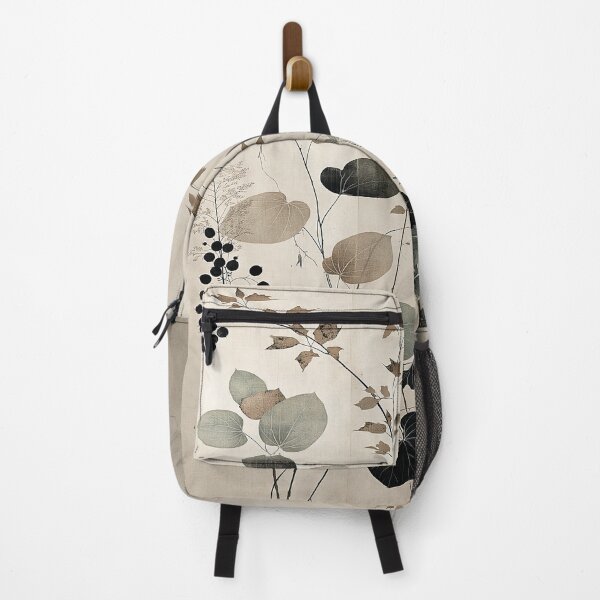 Item preview, Wabi sabi and japandi inspired autumn herbs and leaves designed and sold by filigreedigital.