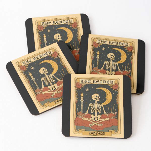 Item preview, The Reader Tarot Card Skeleton Reading Book designed and sold by FernaRoje.