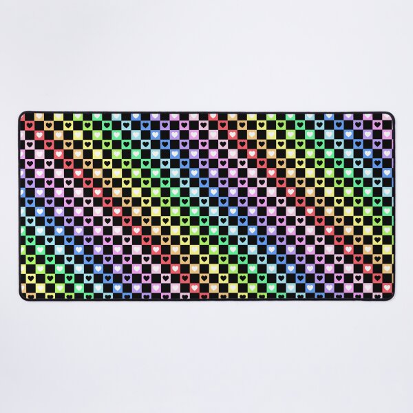 Item preview, Scenecore Rainbow Check With Hearts designed and sold by LittleLinenKitten.
