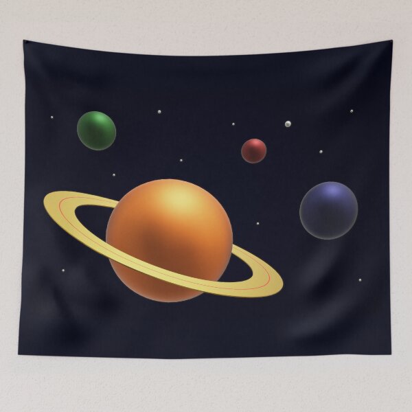 Item preview, Minimalist Pastel Solar System designed and sold by ArtisticJump.