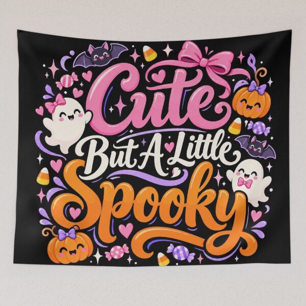 Item preview, Cute But A Little Spooky Halloween | Pink Ghost Pumpkin Kawaii Coquette Spooky Season designed and sold by K3DreamKreations .