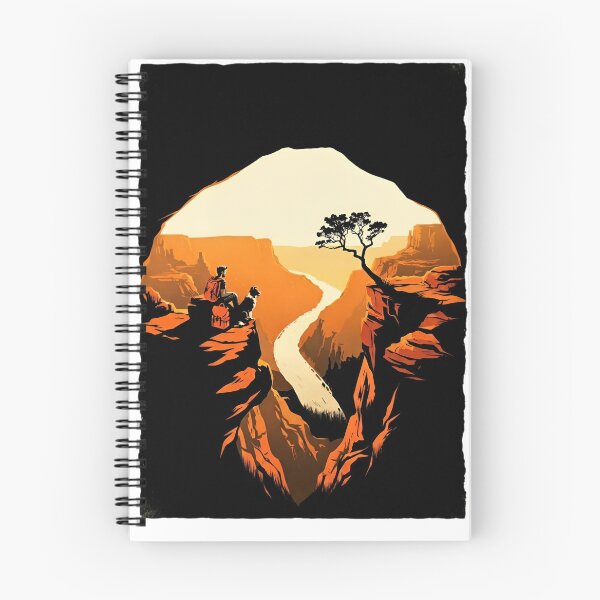 Item preview, Hiking With Dog Mountain Trail   designed and sold by LavIsInTheAir.