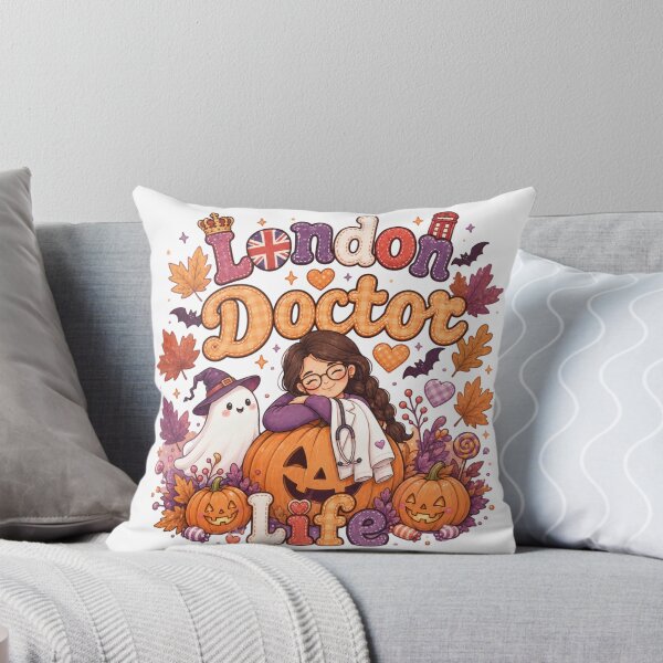 Item preview, Cosy Fall London Doctor Spooky Ghost Aesthetic designed and sold by TheChalkyFox.