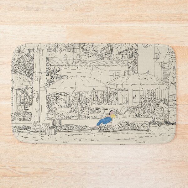 Item preview, Traditional Fruit Market in Vietnam | Travel Journal Sketch designed and sold by Francicci.