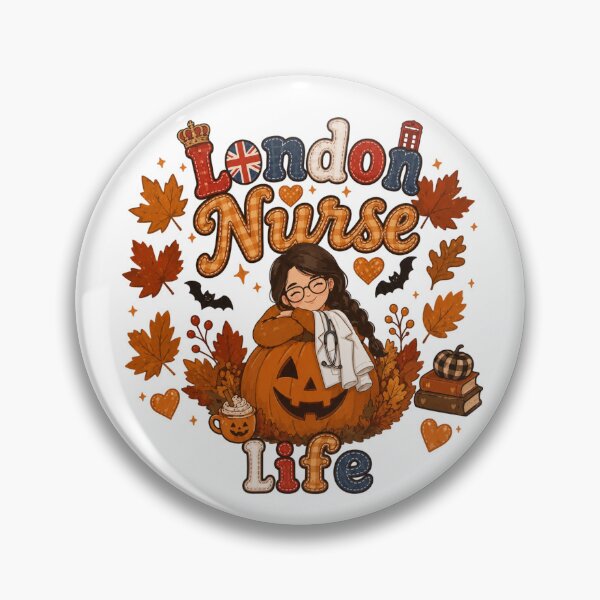 Item preview, Cute London Nurse Fall Aesthetic Spooky Season designed and sold by TheChalkyFox.