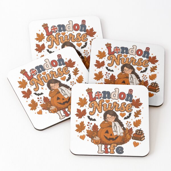 Item preview, Cute London Nurse Fall Aesthetic Spooky Season designed and sold by TheChalkyFox.