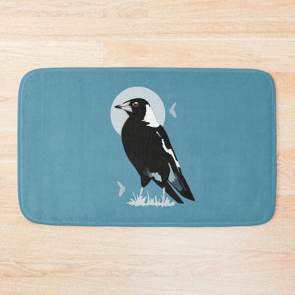 Item preview, Yin Yang Australian Magpie Heart Feathers designed and sold by Karin Taylor.