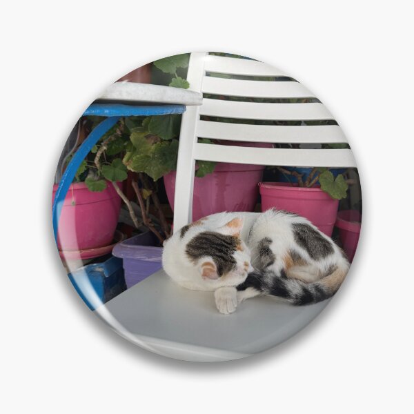 Item preview, Cat Sleeping on a Chair designed and sold by GeekyGirlsGarb.