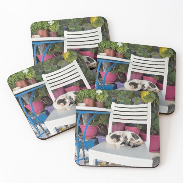 Item preview, Cat Sleeping on a Chair designed and sold by GeekyGirlsGarb.
