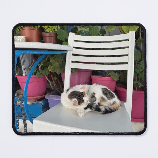 Item preview, Cat Sleeping on a Chair designed and sold by GeekyGirlsGarb.